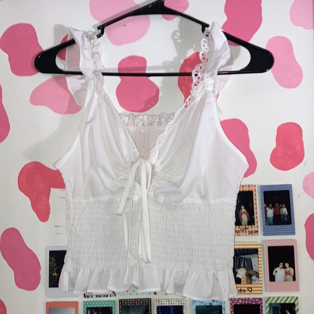 Ruffeled Crop Top